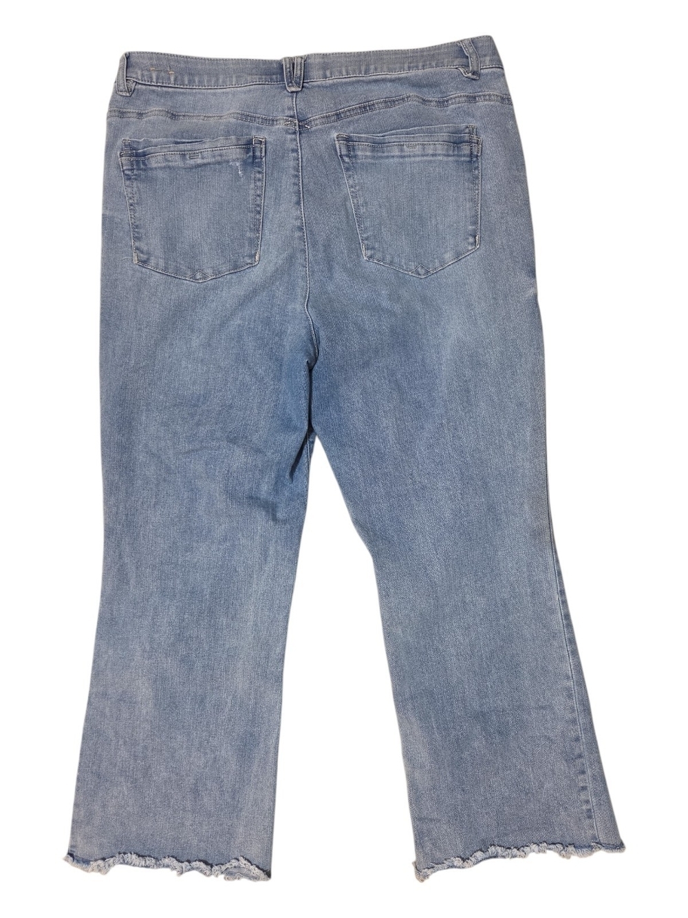 Democracy Light Wash Distressed Jeans Size 16 - Picture 11 of 14